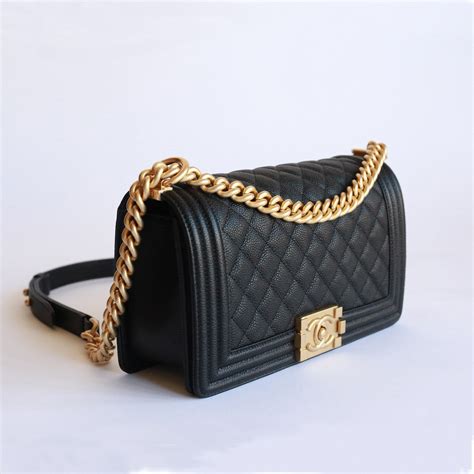 chanel old medium boy flap bag